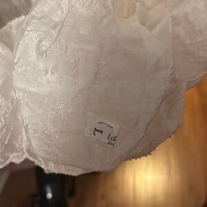 White Textured Fabric